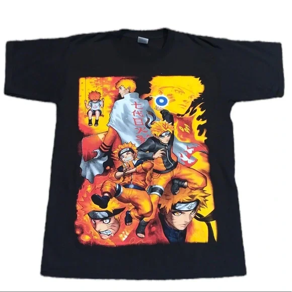 NARUTO bootleg tシャツ Thessh | Shirts | Vintage Naruto Shippuden Road To Hokage Mexican